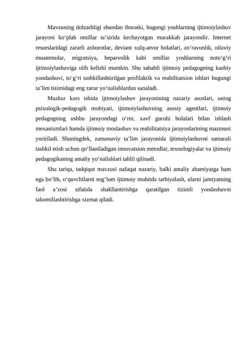 Ijtimoiylashuv ijtimoiy pedagogik xodisa sifatida 3