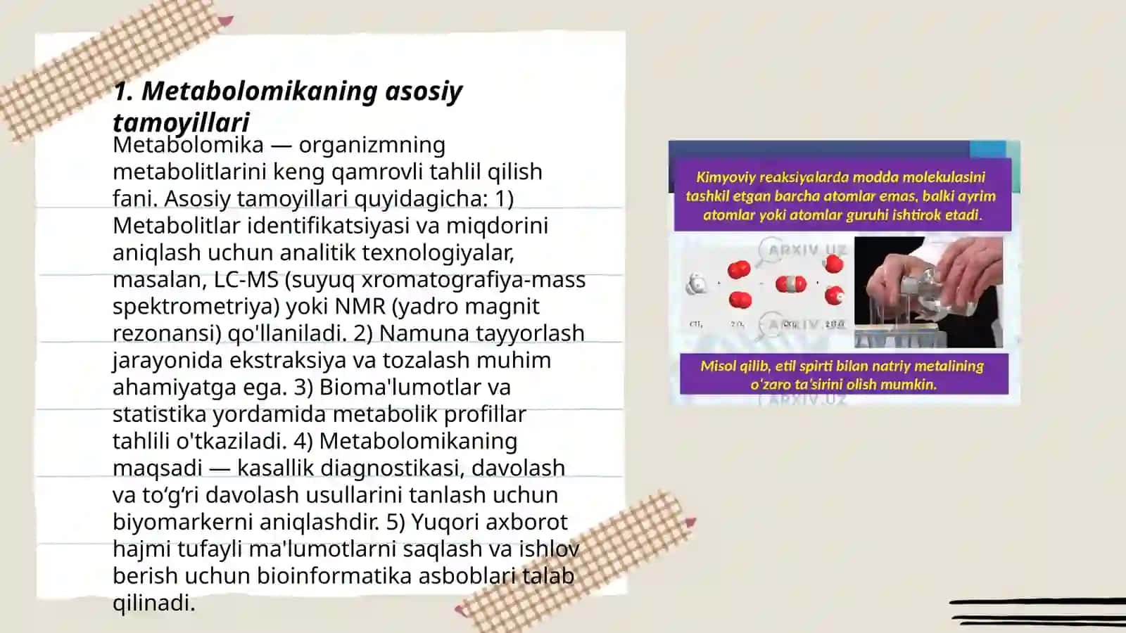 Metabolomika 3