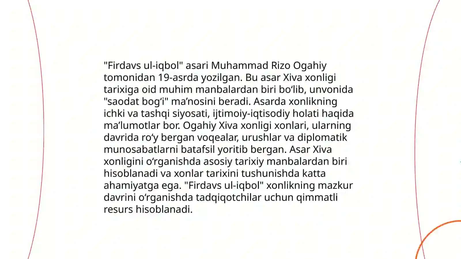 Firdavs ul-iqbol tarixi 3