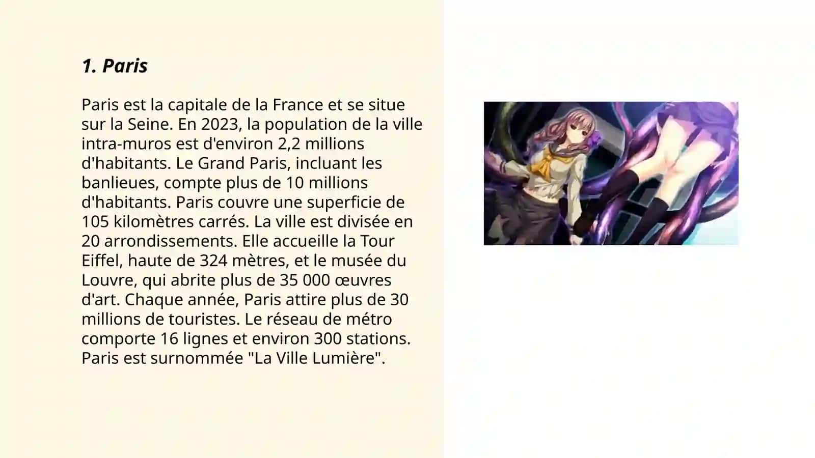 Les villes principales de la France 3