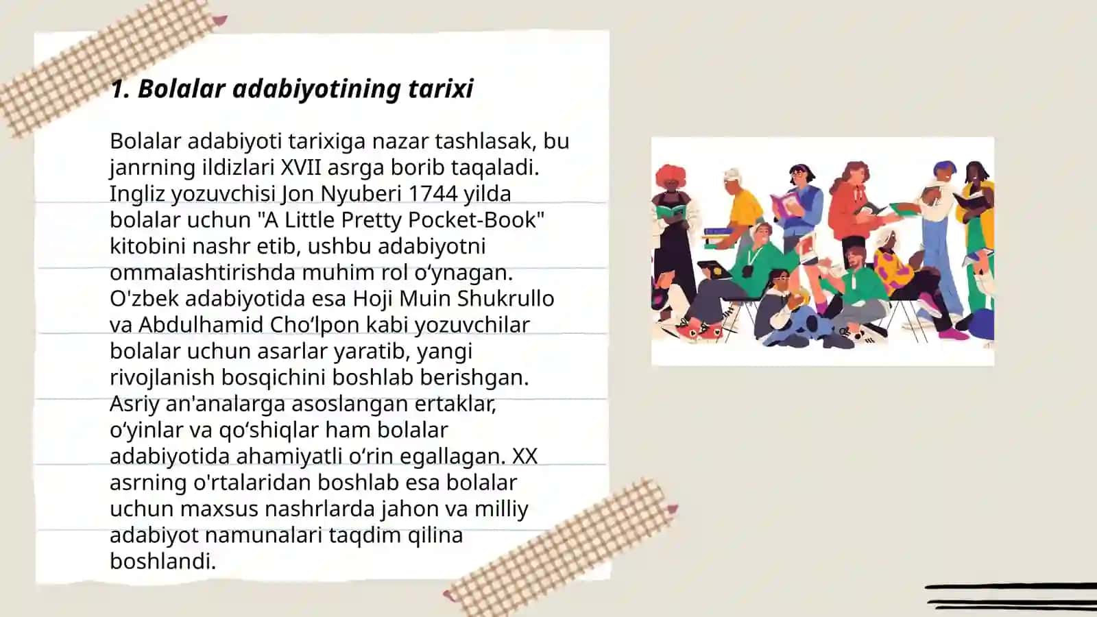 Bolalar adabiyoti janri tizimi 3