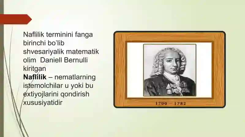 ISTE′MOLCHI TANLOVI NAZARIYASI 3