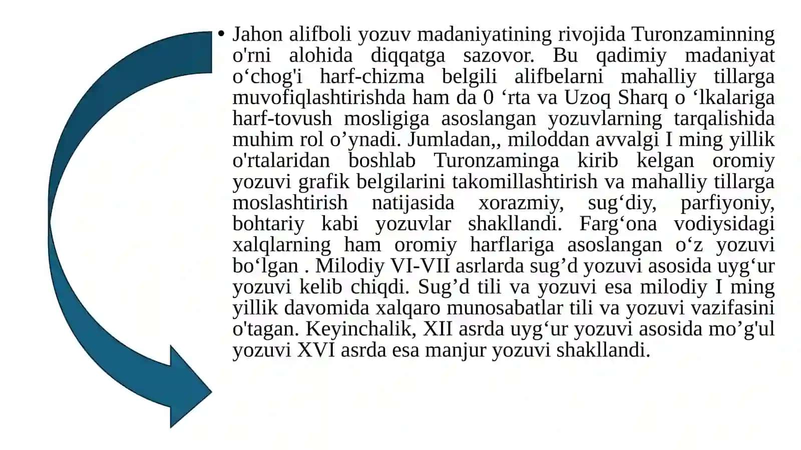TURON-TURKISTON JAHON YOZUVI VA KITOBOT TARIXI 3