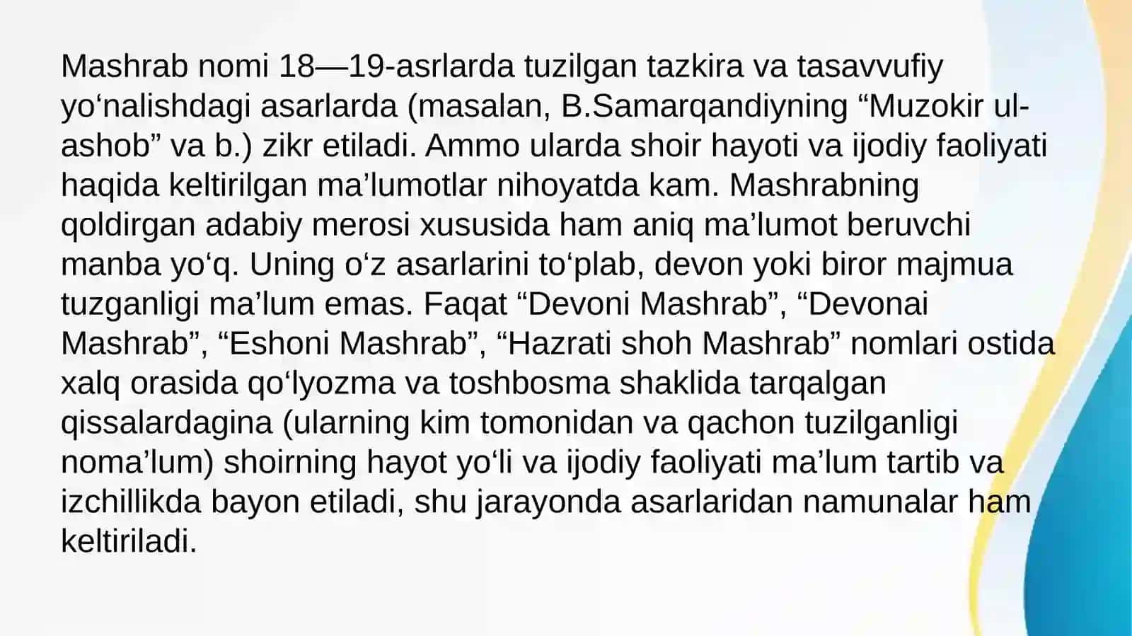 Boborahim Mashrabning hayoti va ijodi 3