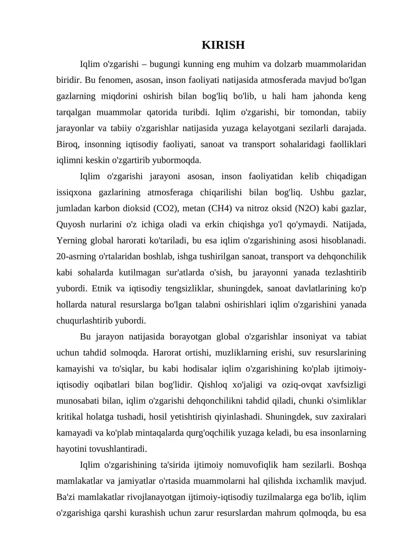 IQLIM O'ZGARISHI 3