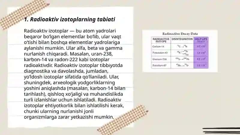 Radioaktiv izotoplar yordamida tashxislash 3