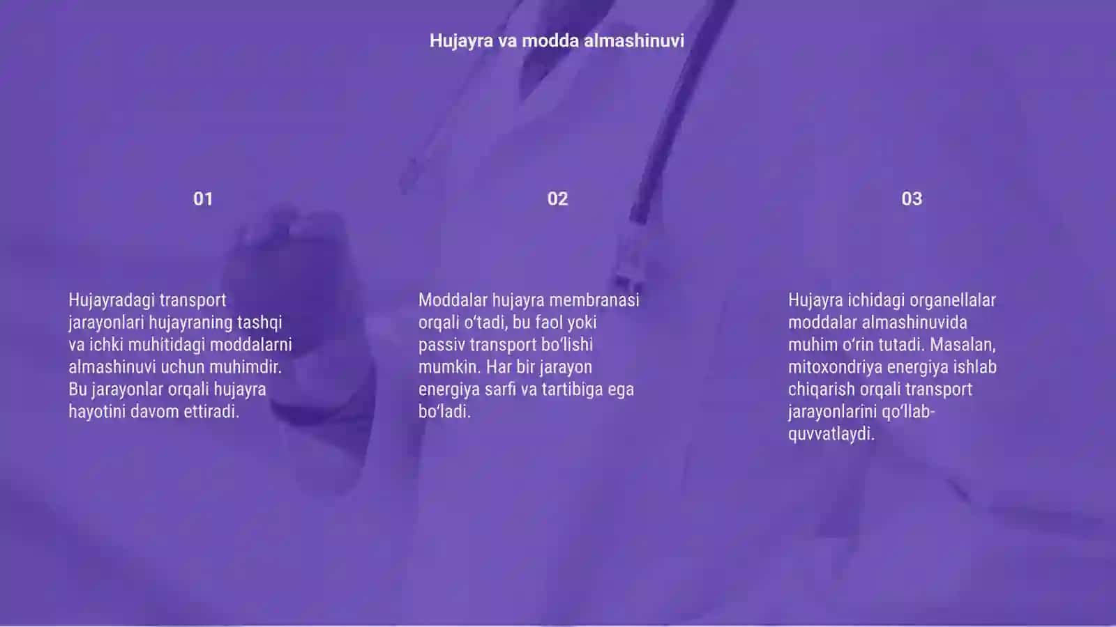Hujayradagi transport jarayonlar 3