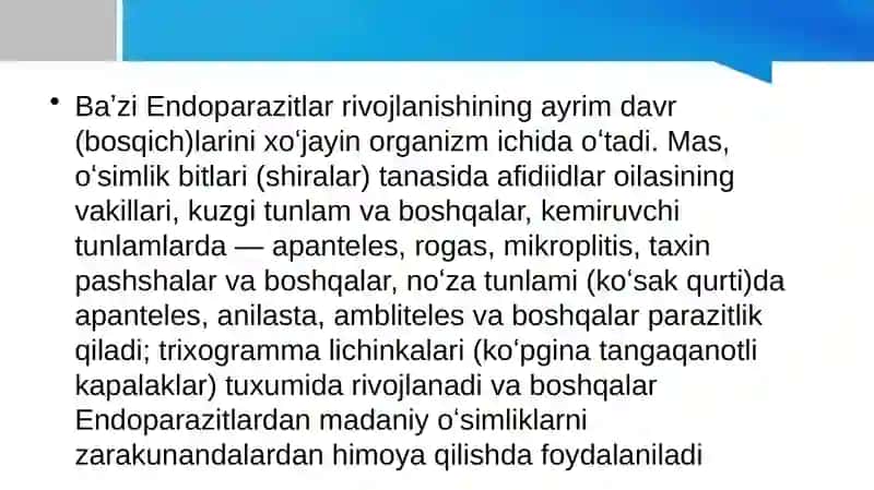 Endogen parazitar kasalliklar 3