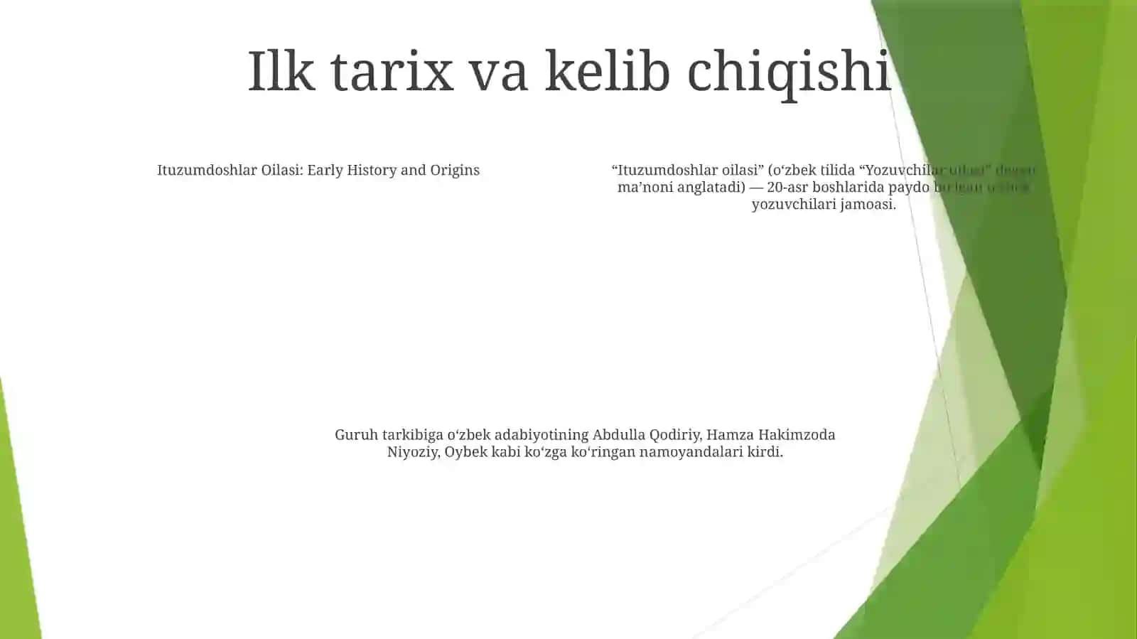Ituzumdoshlar Oilasi 3