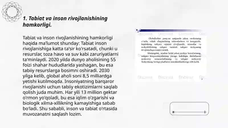 Tabiatning inson rivojlanishiga ta'siri 3