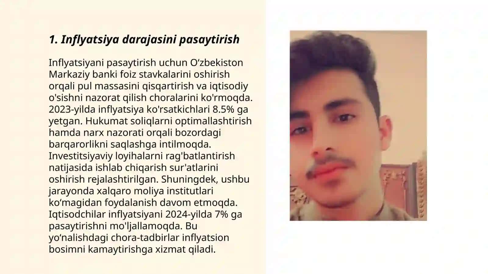 Inflyatsiya darajasini pasaytirish 3