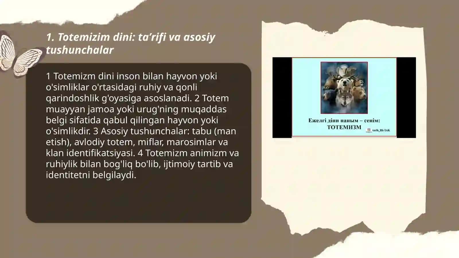 Totemizim dini 3