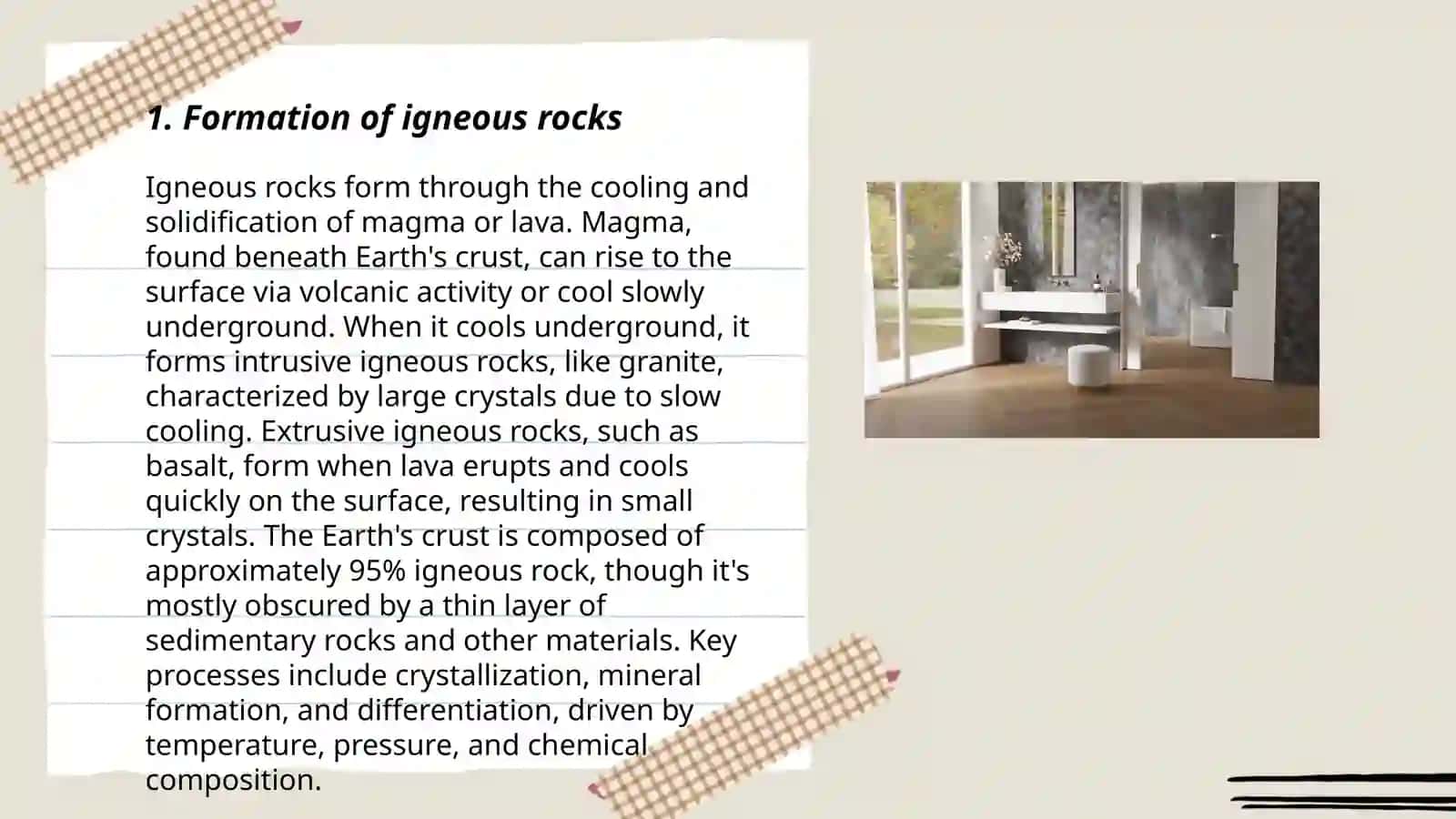 The nature of rocks 3