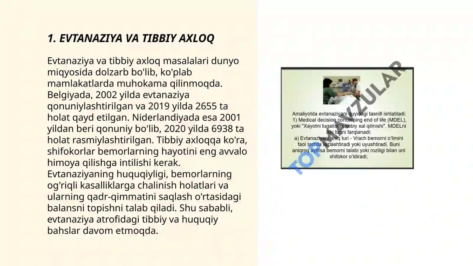 Evtanaziya muammolari 3