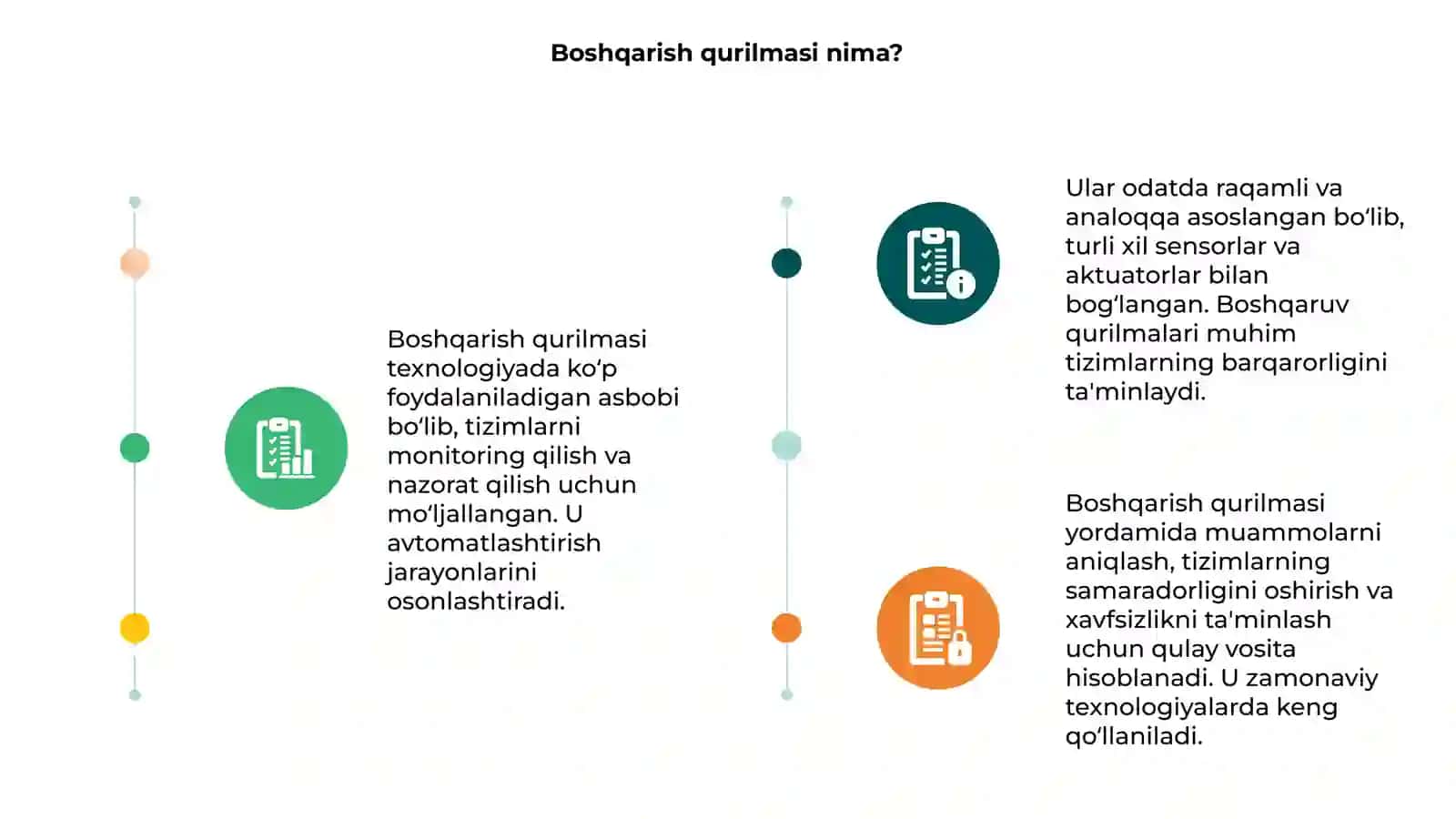 Boshqarish qurilmasi nima 3