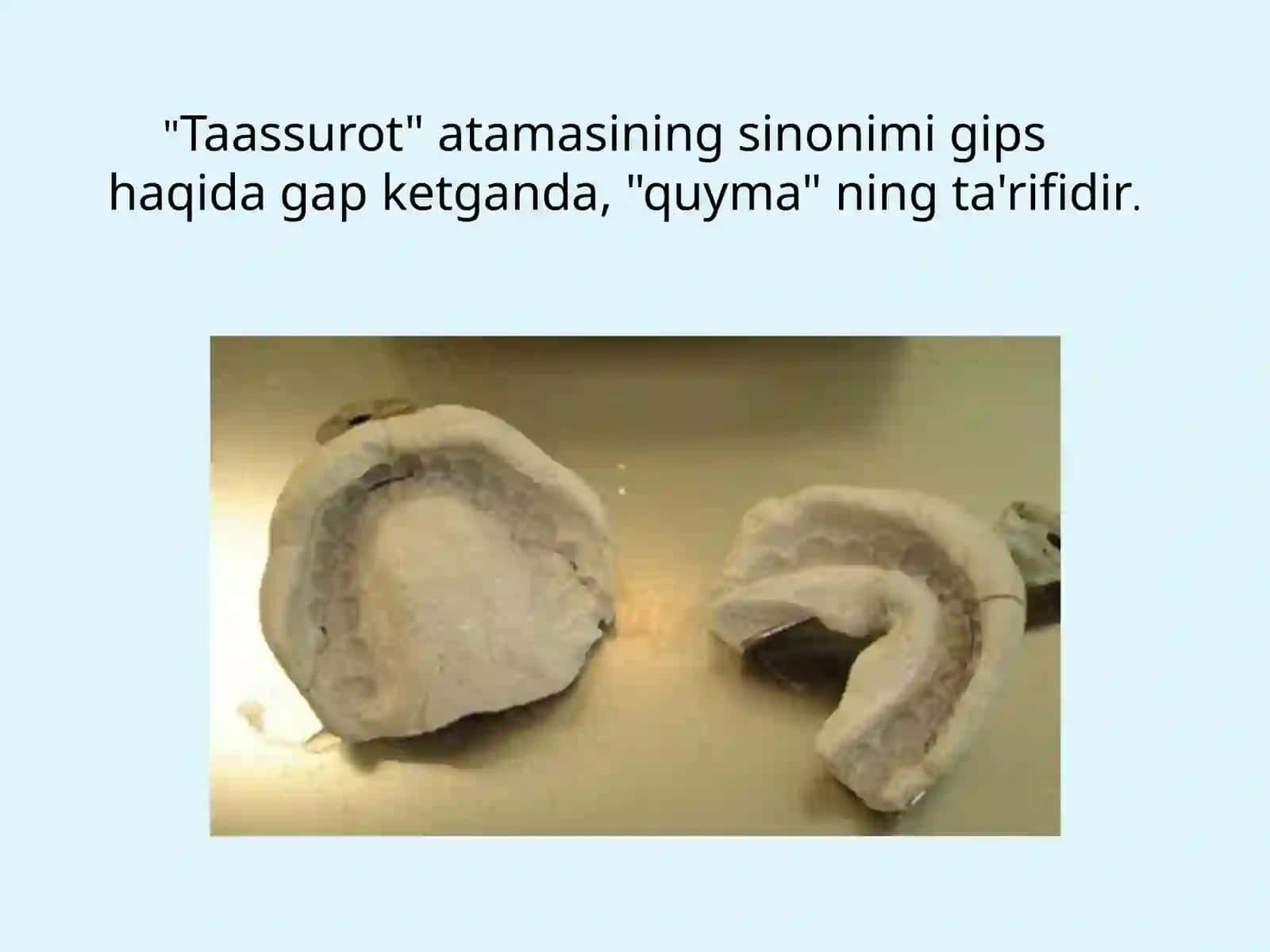 Qolip materiallari. stamatologiya 3