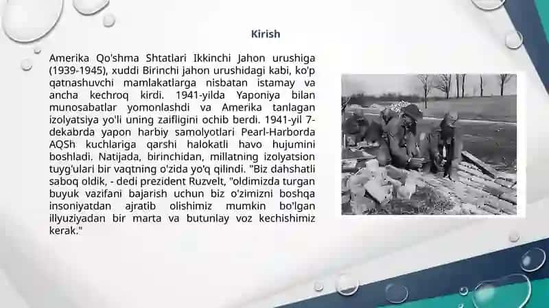 Ikkinchi jahon urushidan keyin AQSh 3