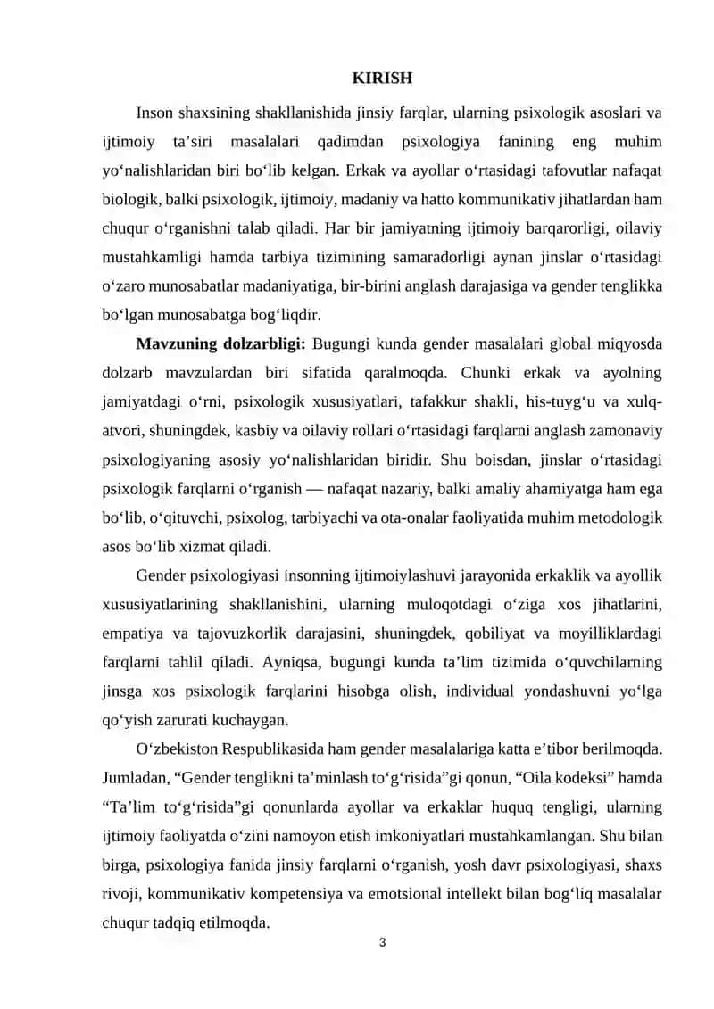 Jinslar O‘rtasidagi Psixologik Farqlar 3