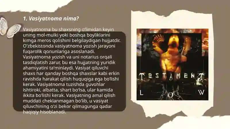 Vasiyatnoma 3