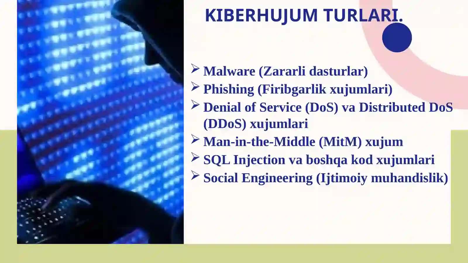 Kiberxujum va ularning turlari 3
