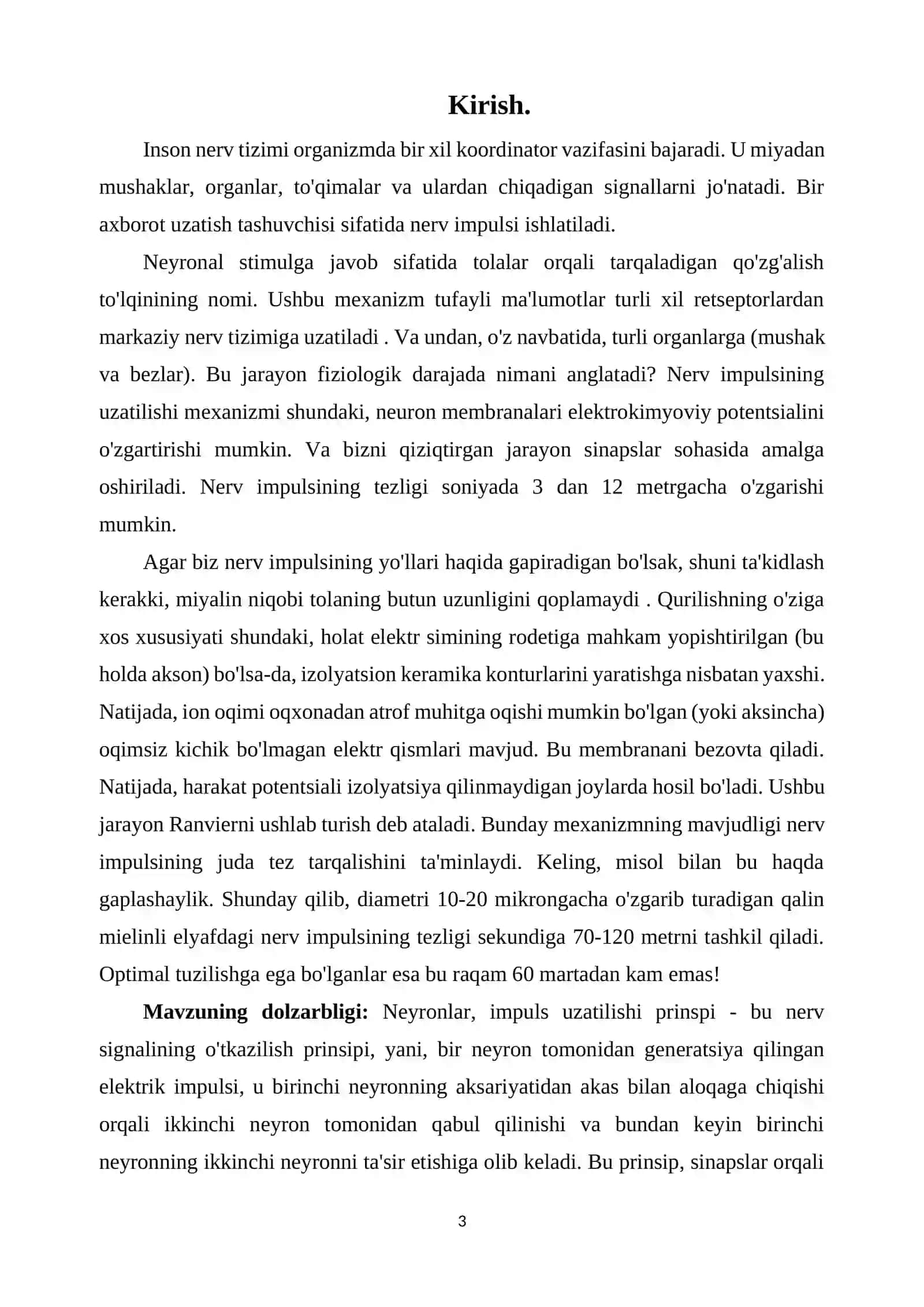 BIOINFORMATIKA KURS ISHI 3