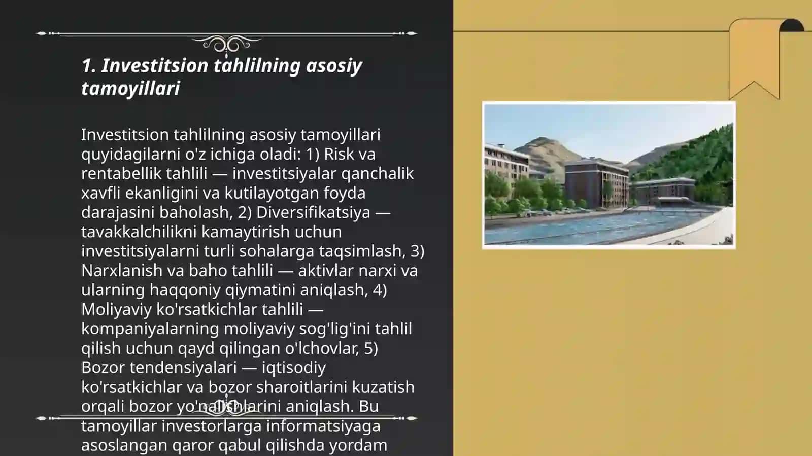 Investitson tahlil 3