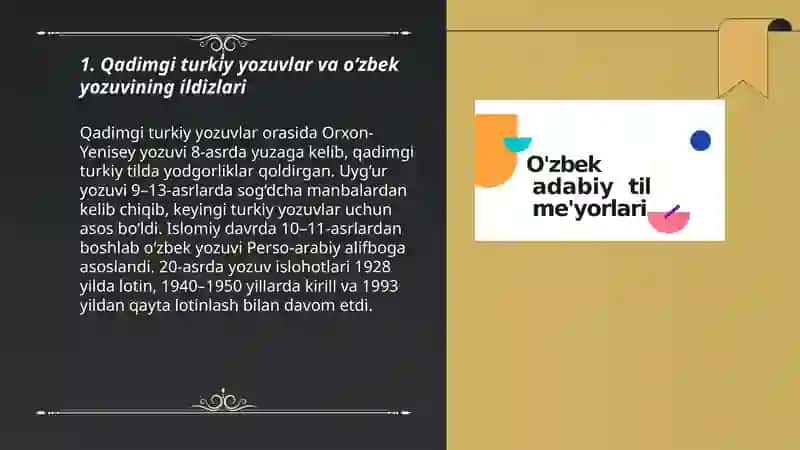 O'zbek yozuvlari tarixidan 3