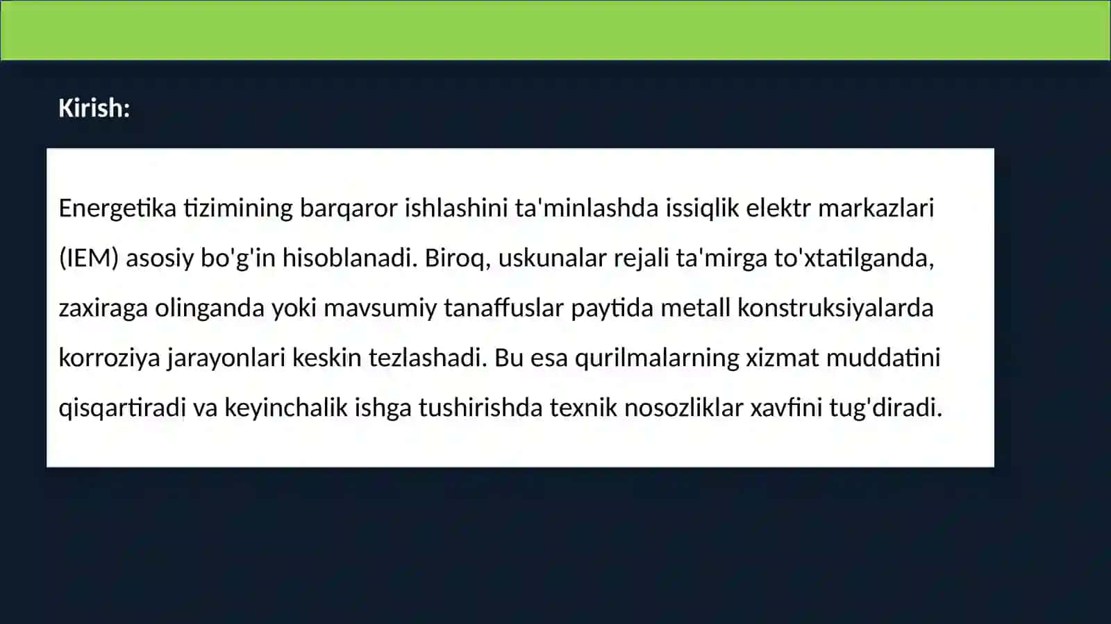 IEM nito'xtatish va konservatsiya qilish usullari 3