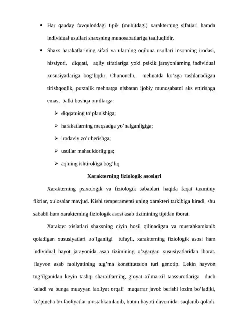 Xarakter haqida tushuncha 3