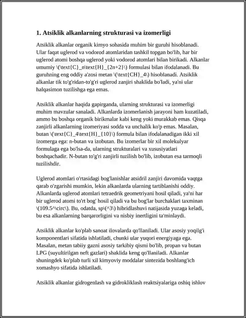 ATSIKLIK ALKANLAR GALOGEN HOSILALARI DM TAHLILI 3