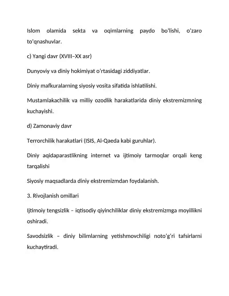Diniy aqidaparastlik va ekstremizm 3