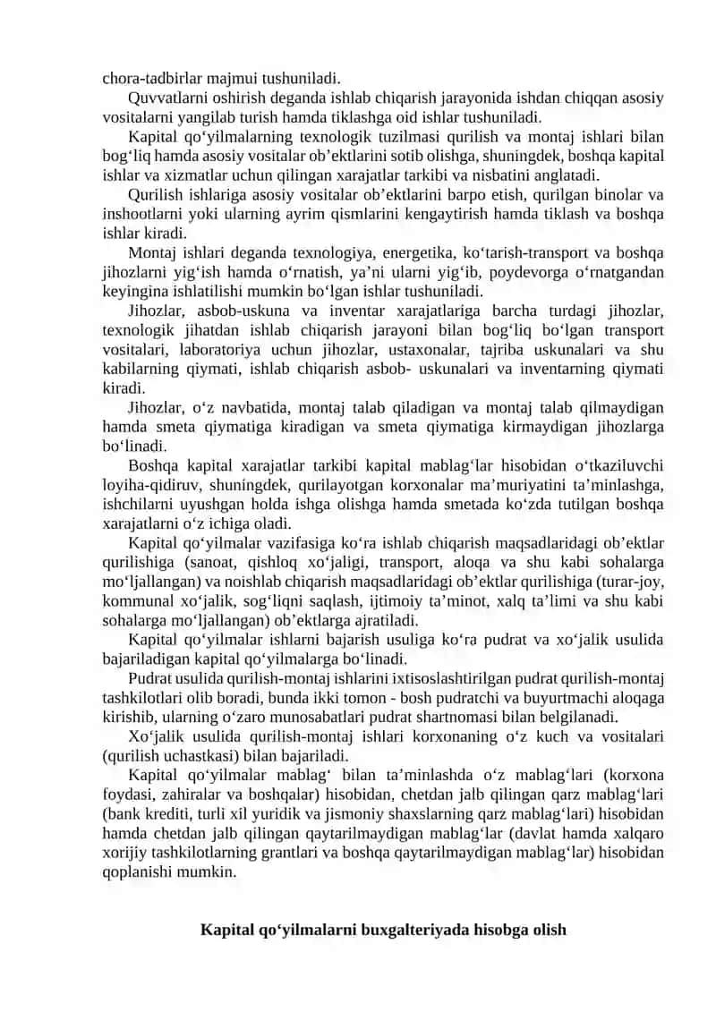 Kapital qo‘yilmalarni hisobga olish 3