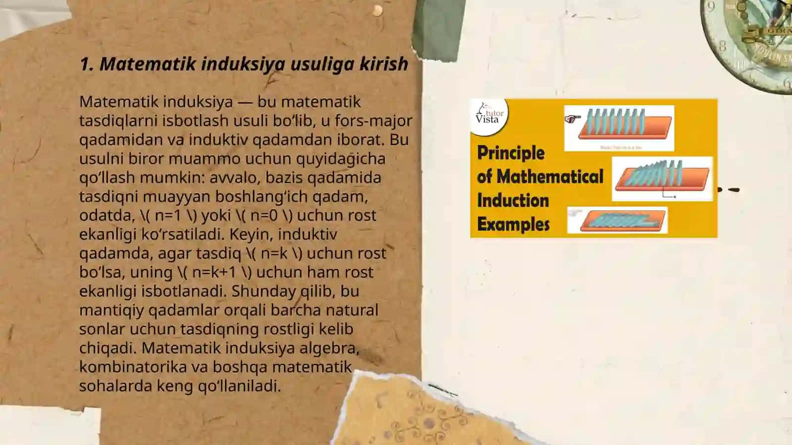 Matematik induksiya usuli 3