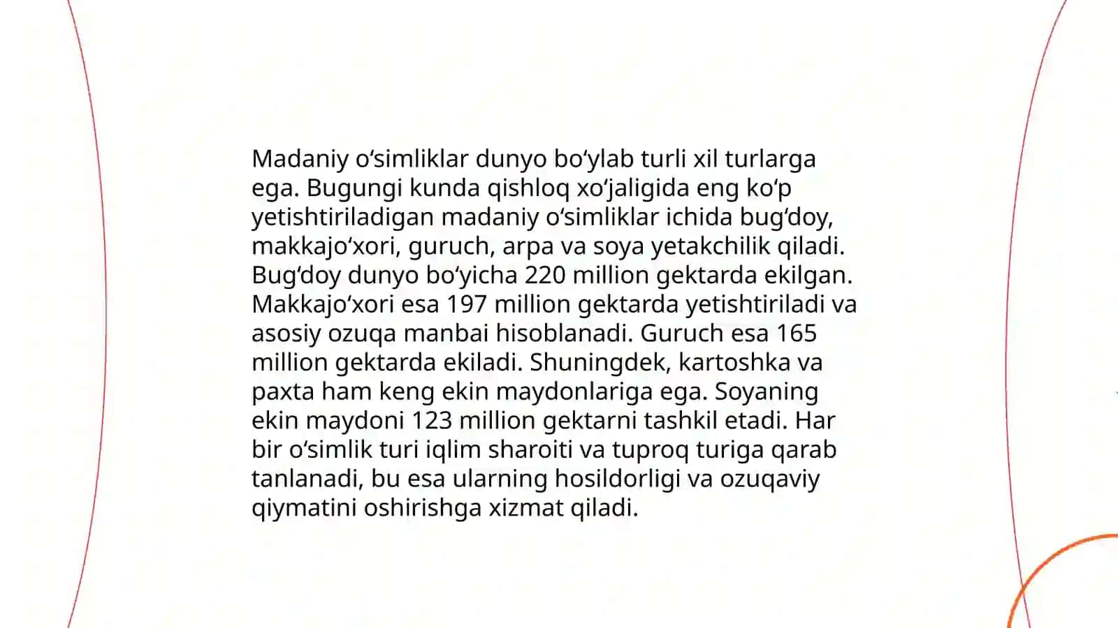 Madaniy o‘simlklar 3