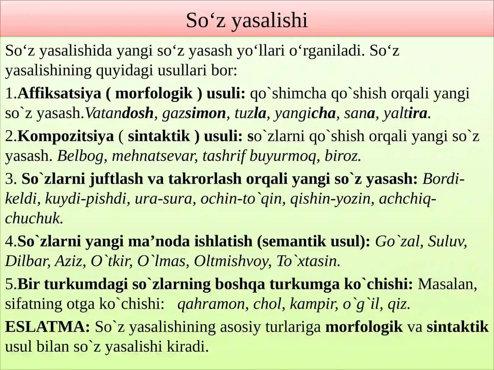 So'z yasalishi 3