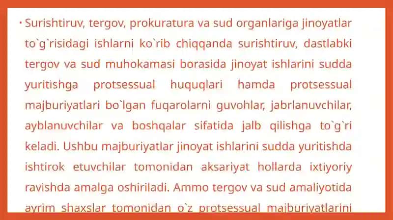 Jinoyat protsessual majburlov choralari 3