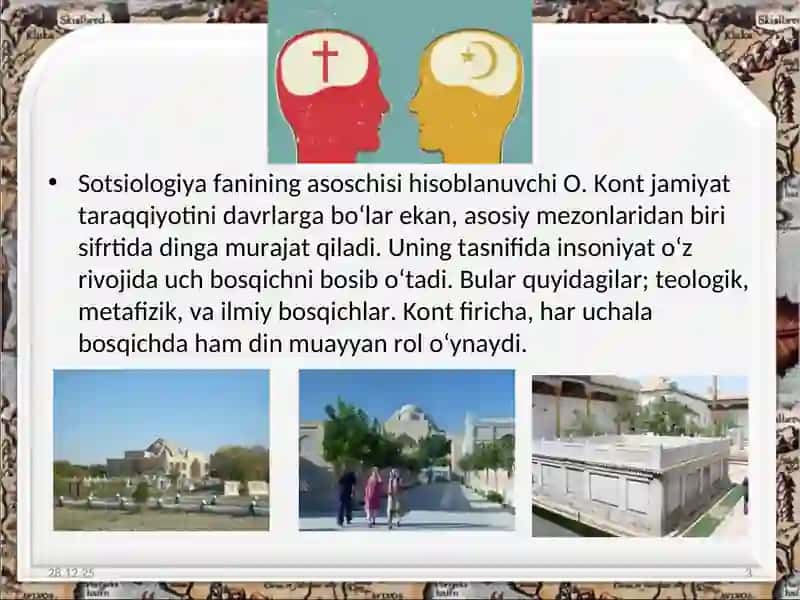 Din sotsiologiyasi 3