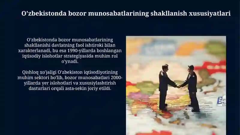 O'zbekistonda bozor munosabatlari 3