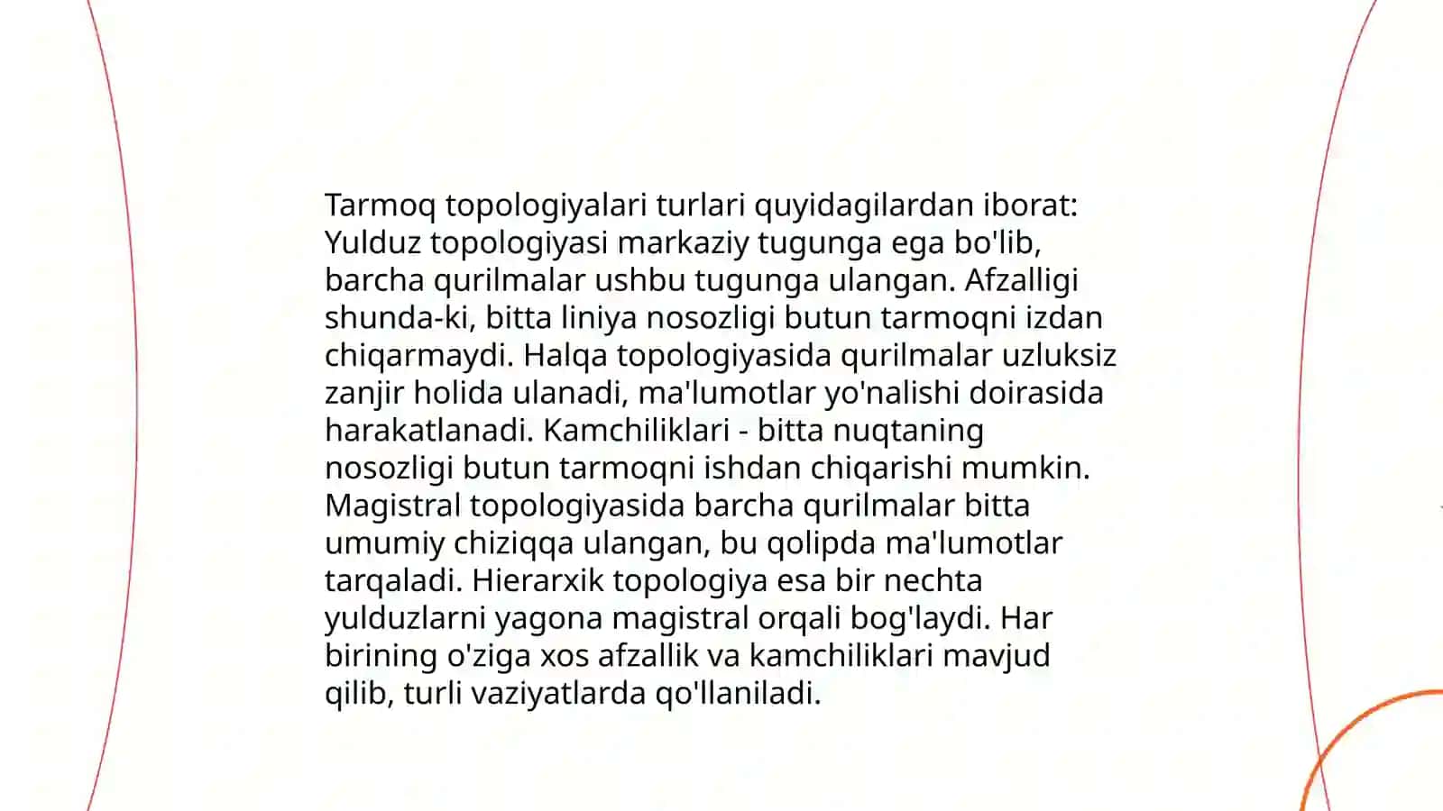 Tarmoq Topologiyasi 3