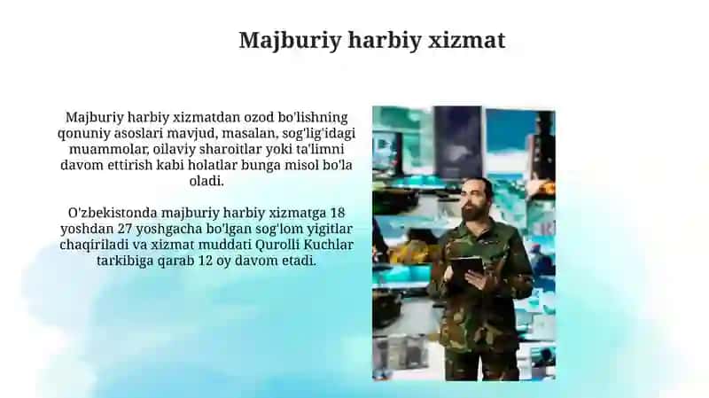 Majburiy harbiy xizmat 3