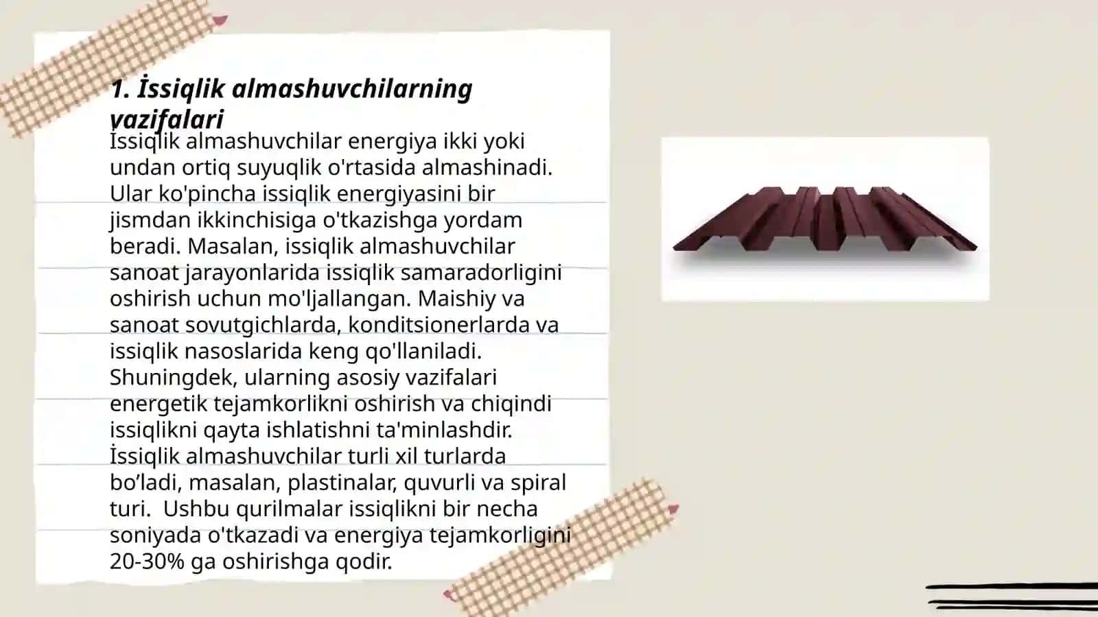 Issiqlik almashuvchi qurilmalarning konstrukciyalari 3