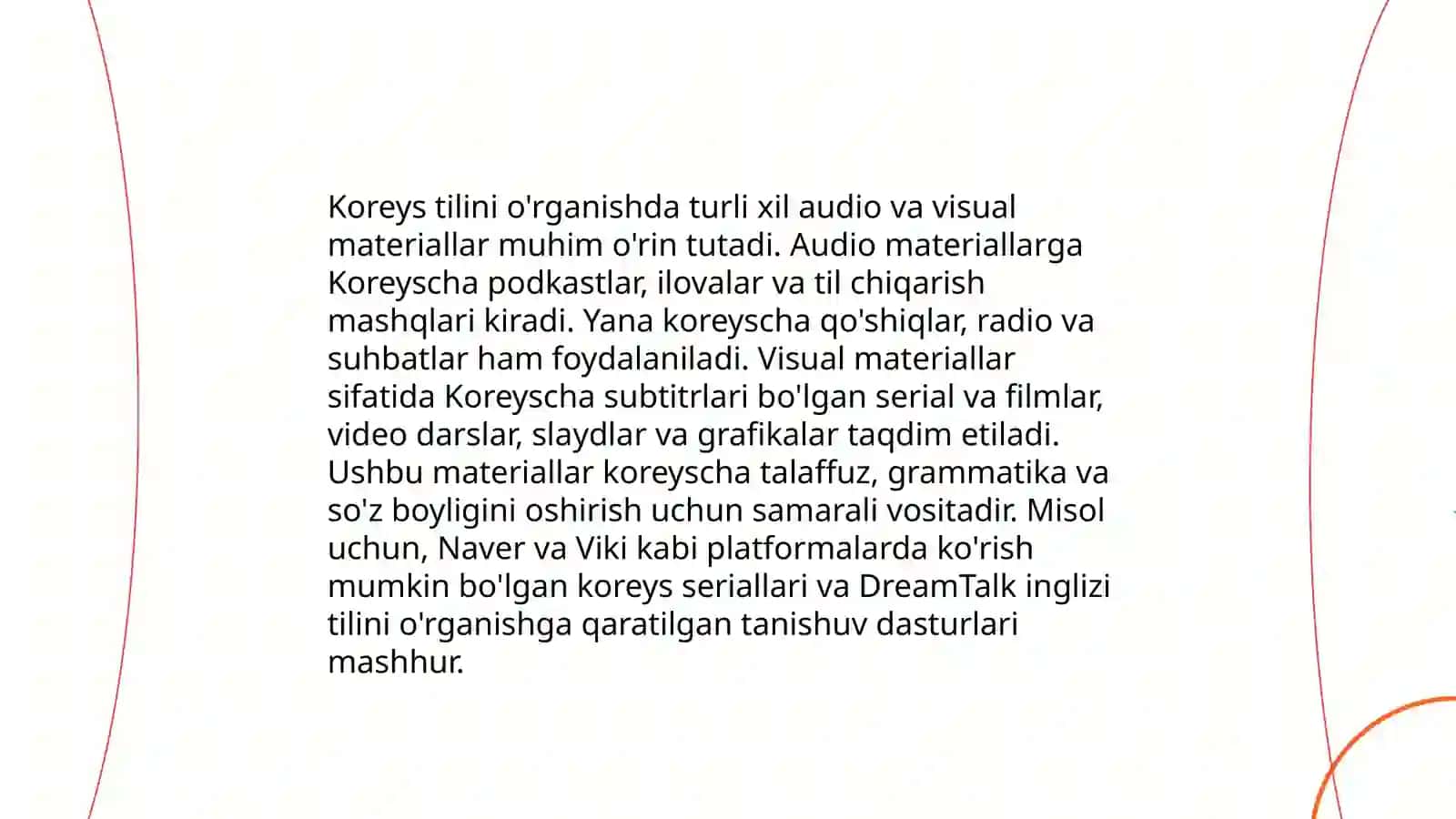 Koreys tilini o'rganish metodlari 3