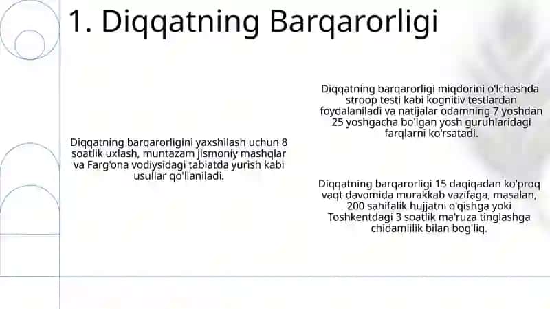 Diqqatning xsusuyatlari 3