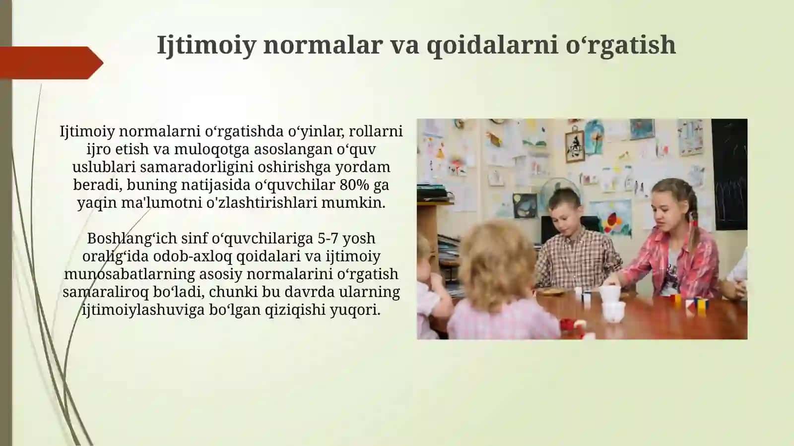 Boshlangʻich sinf oʻquvchilarining ijtimoiylashtirish asoslari 3