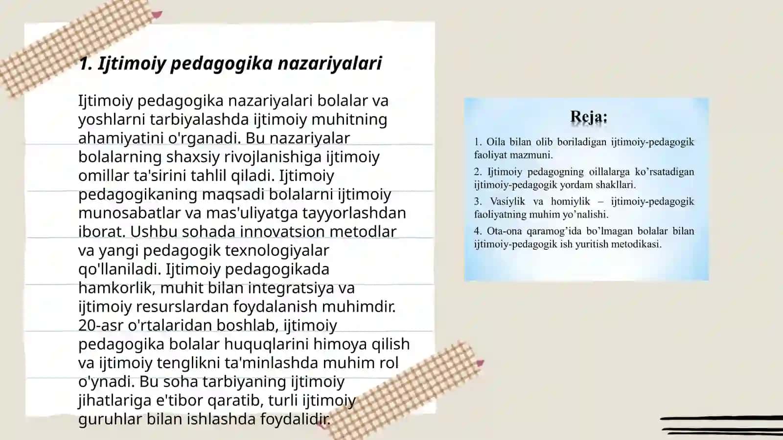 Ijtimoiy pedagogika tushinchasi 3
