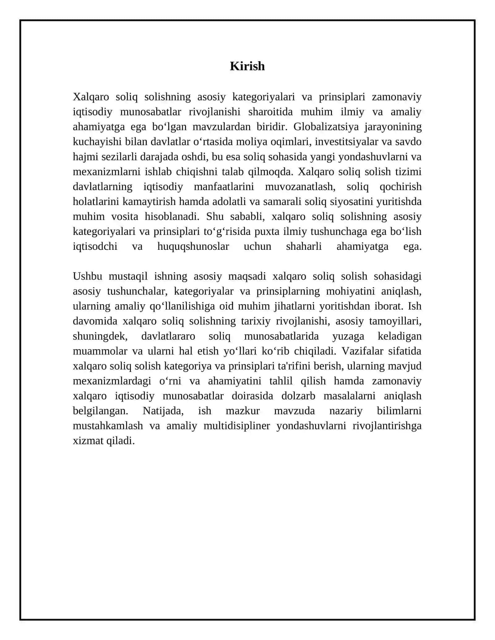 Xalqaro soliq solishning asosiy kategoriyasi va prinsipi 3