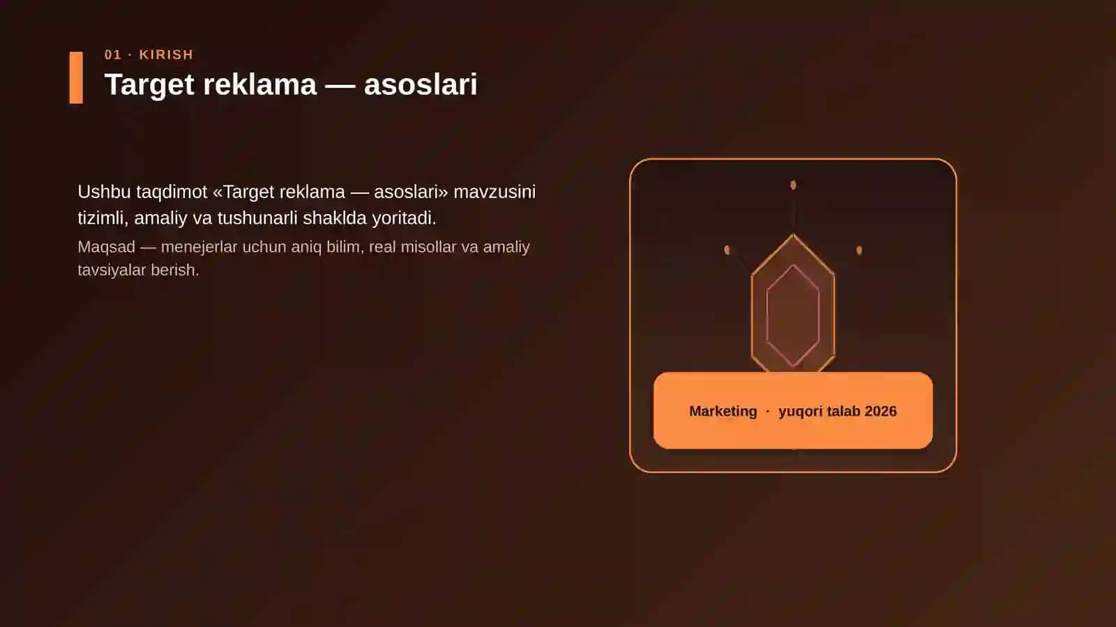 Target reklama — asoslari 3