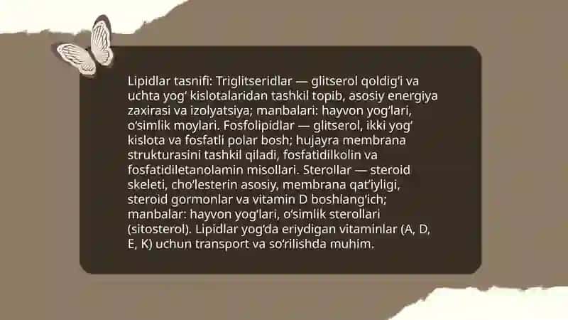 Lipidlar vitaminlar 3