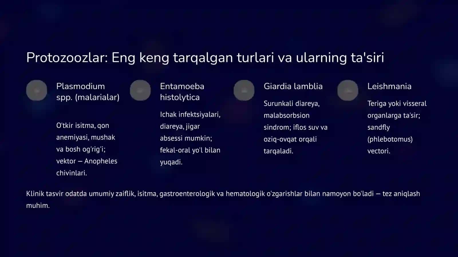 Parazitologiya va invazion kasalliklar 3