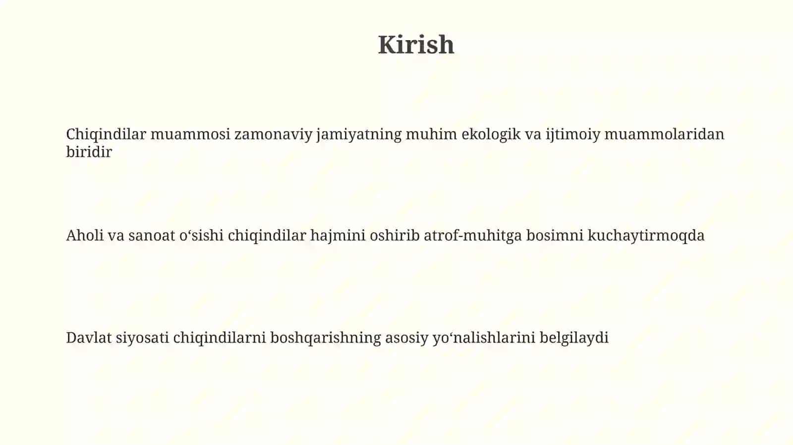Chiqindilarni boshqarishda davlat siyosati va qonunchilik mexanizmlari 3